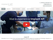 Tablet Screenshot of implantxp.com